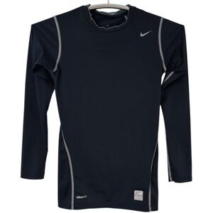 Nike Pro Combat Black Dri-FIT Women’s Long Sleeve Compression Shirt Size XL